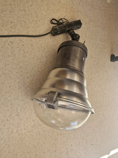 Lampe Applique Murale Industrielle – Métal Brossé 80 cm