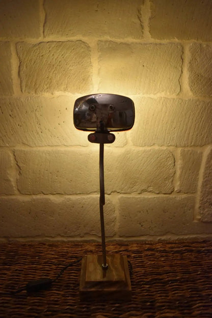 Lampe De Bureau Ancien Phare De Moto Etsy