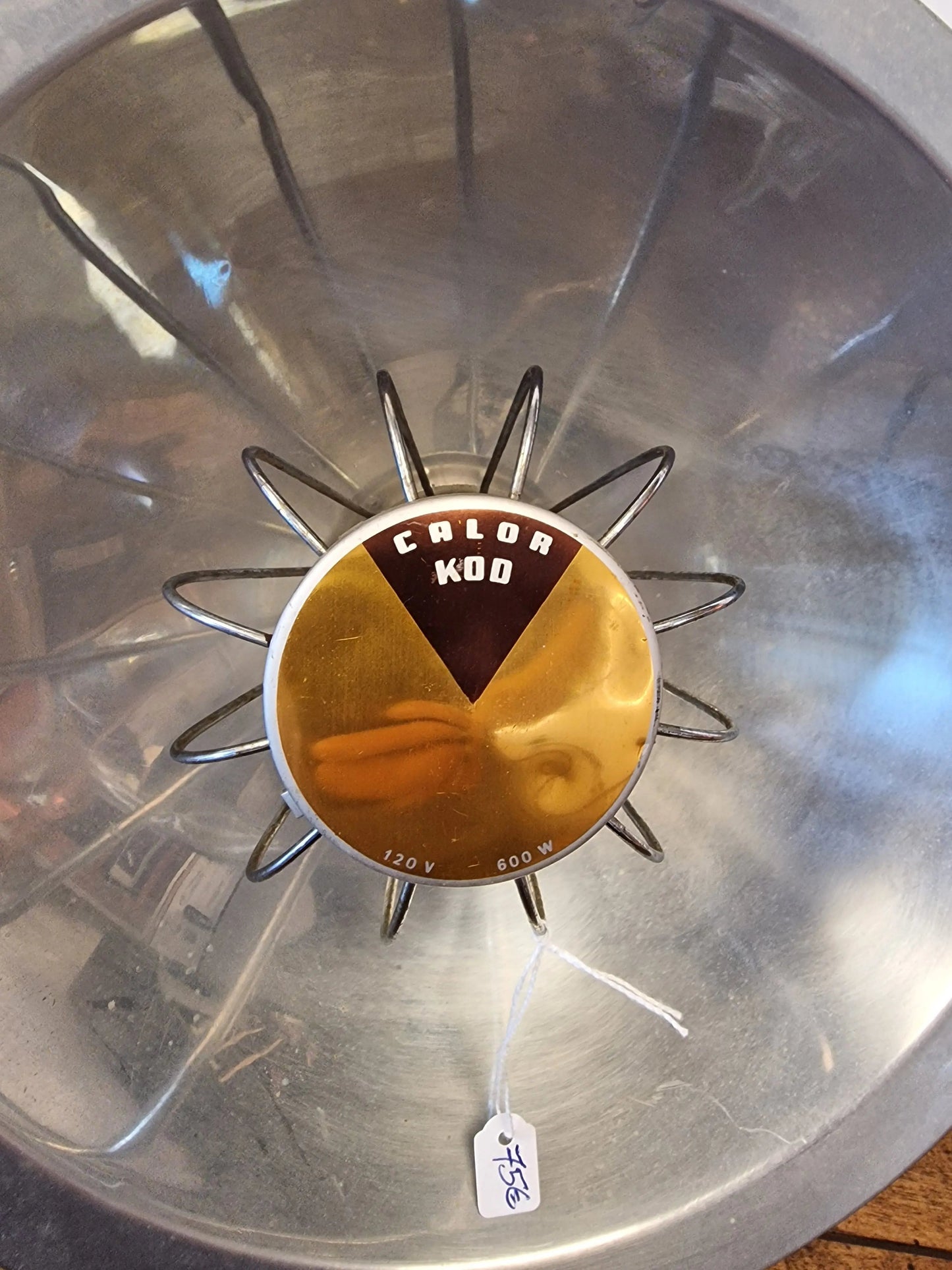 💡 Lampe Design Unique – Radiateur Calor KOD Vintage Recyclé (44 x 33 cm) Vintagedison