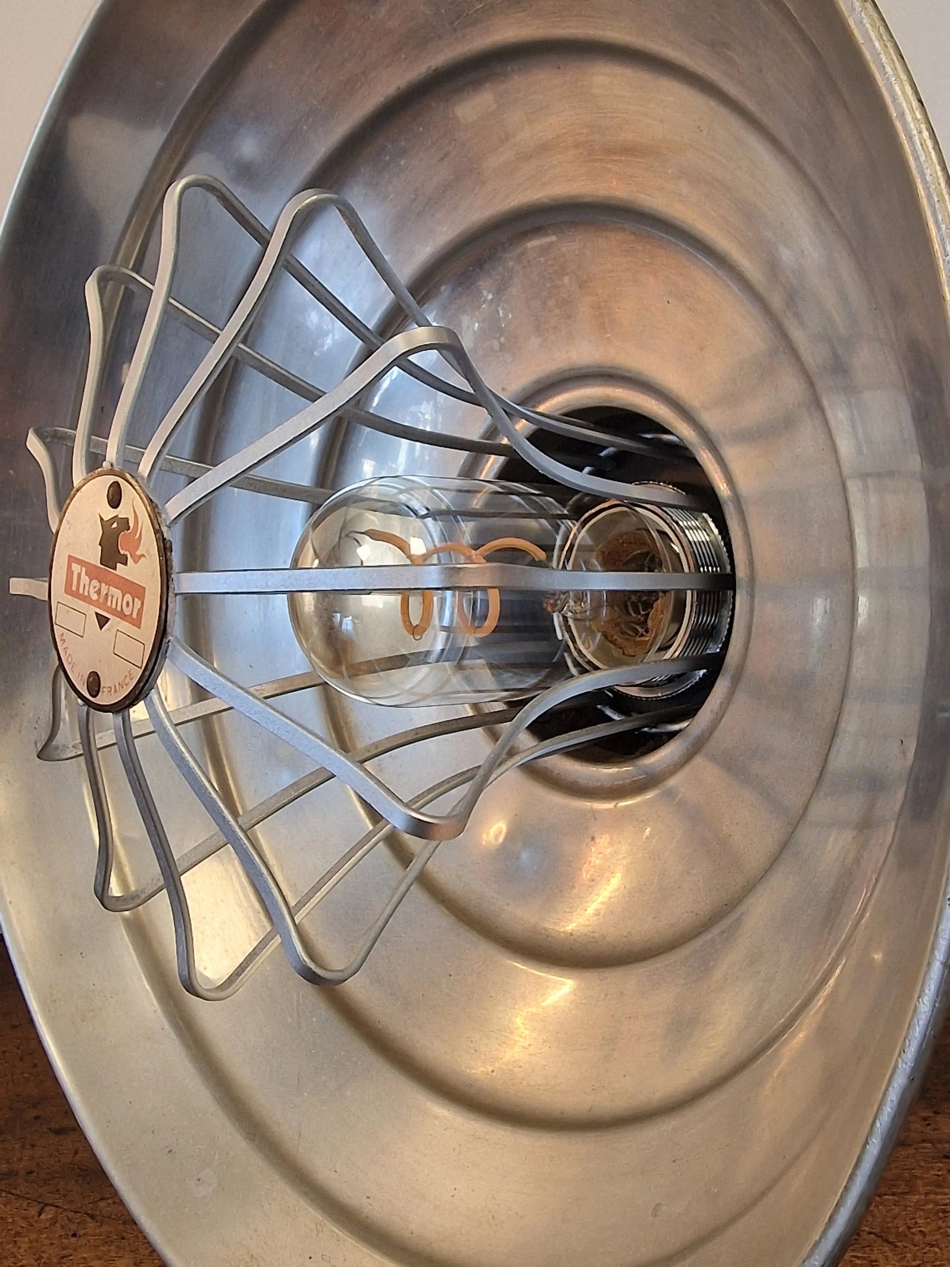 💡 Lampe Design Unique – Radiateur THERMOR Vintage Recyclé (41 x 27 cm) Vintagedison