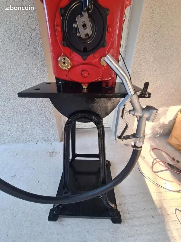 Lampe Industrielle Vintage – Ancienne Pompe à Essence SATAM 1930 Restaurée Vintagedison