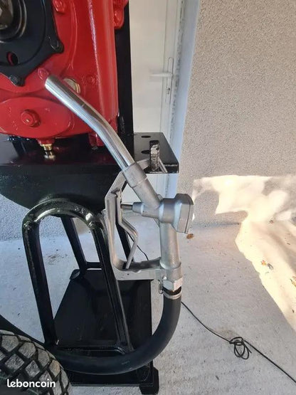 Lampe Industrielle Vintage – Ancienne Pompe à Essence SATAM 1930 Restaurée Vintagedison