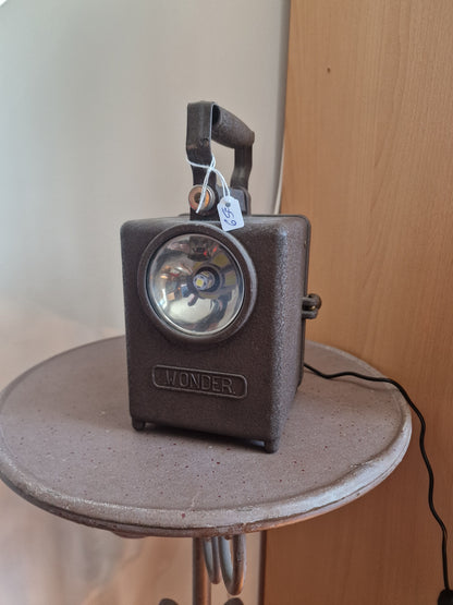 Lampe industrielle sncf vintage   – Création artisanale unique
