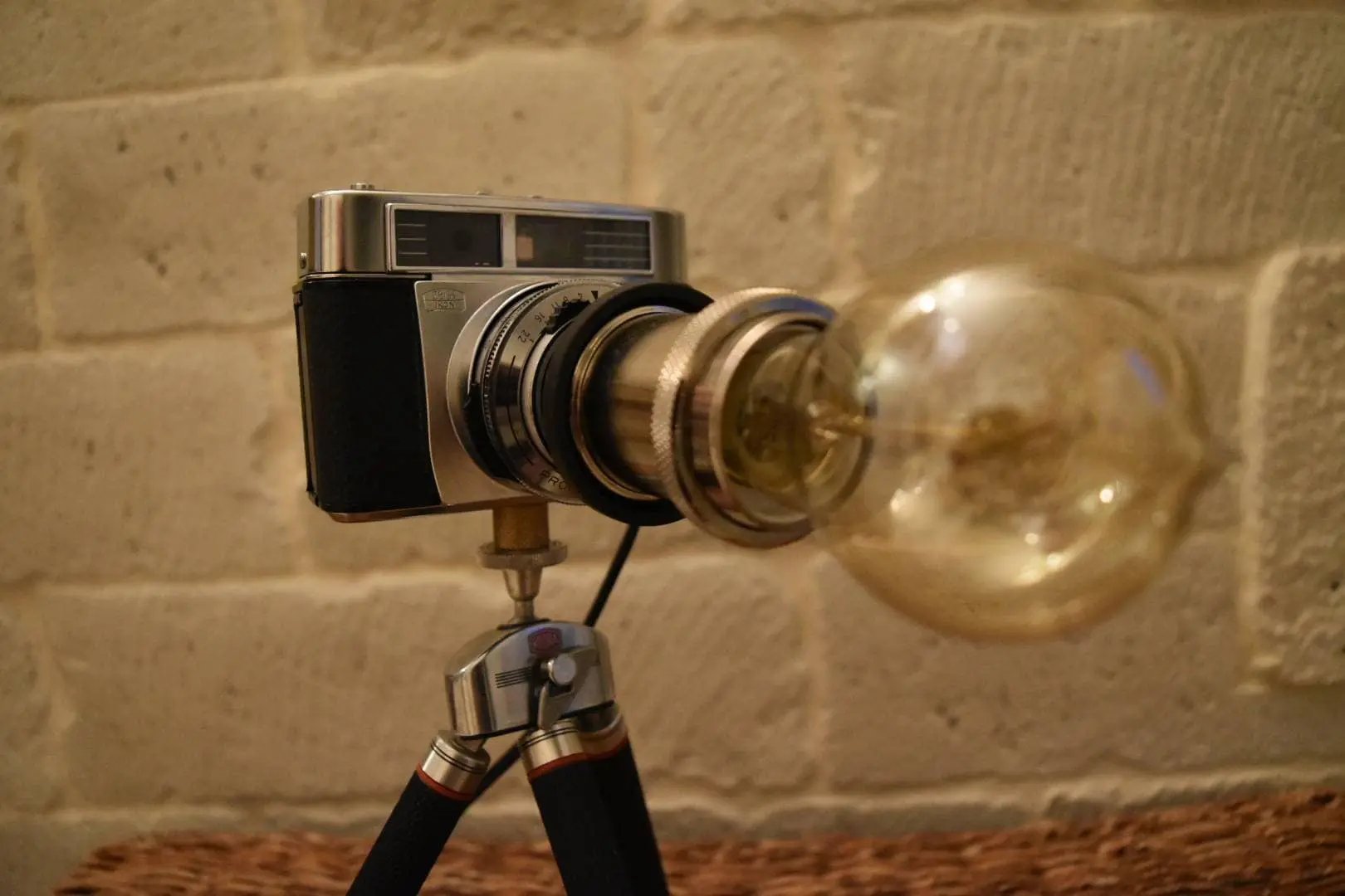 Lampe appareil photo Contessa Lke trépied télescopique Etsy