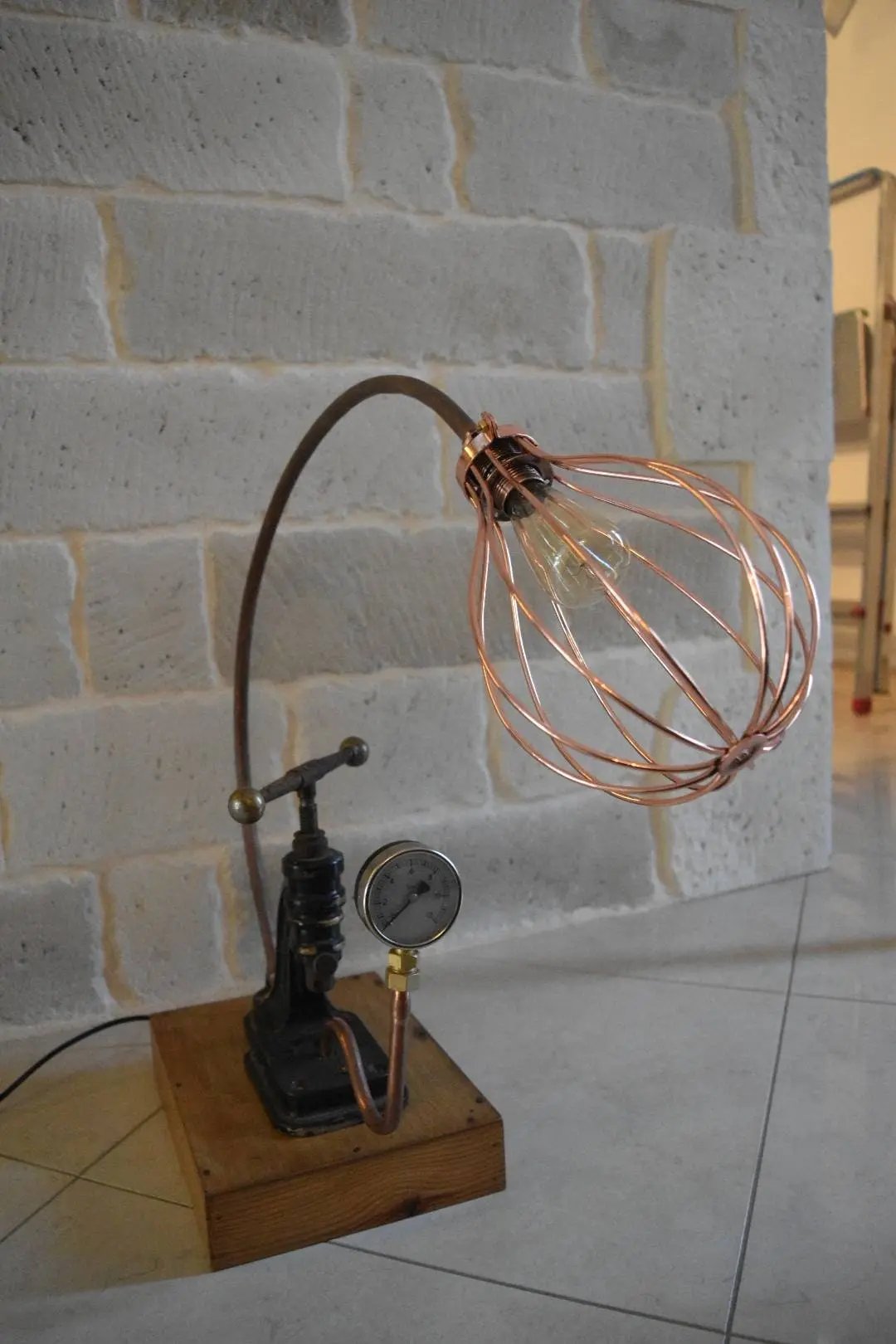 Lampe de bureau ancienne presse Etsy