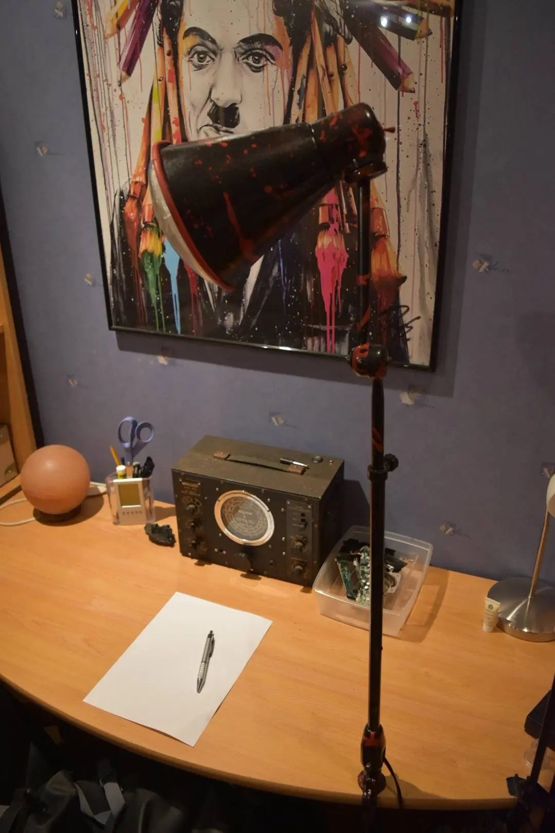 Lampe de bureau industriel Etsy