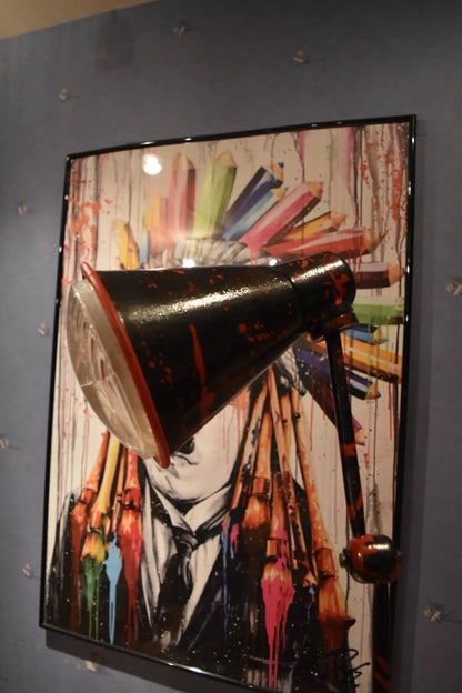 Lampe de bureau industriel Etsy