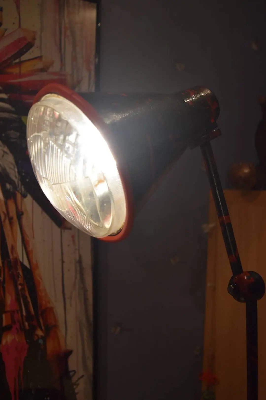 Lampe de bureau industriel Etsy