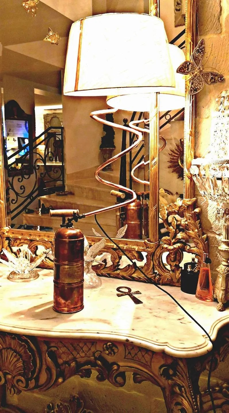 Lampe pulvérisateur cuivre Etsy
