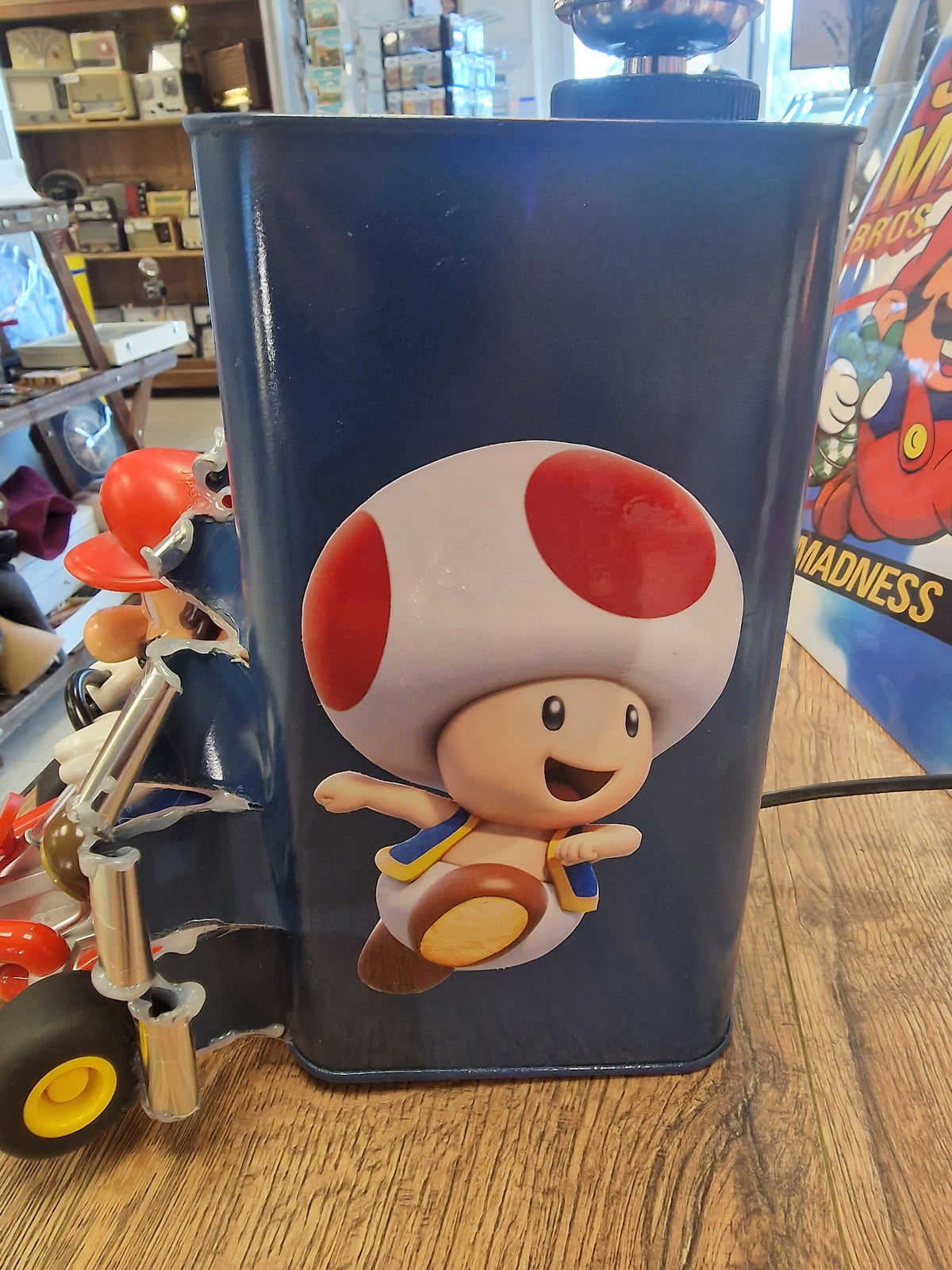 Lampe Super Mario Mario Kart – Décoration Gaming Artisanale