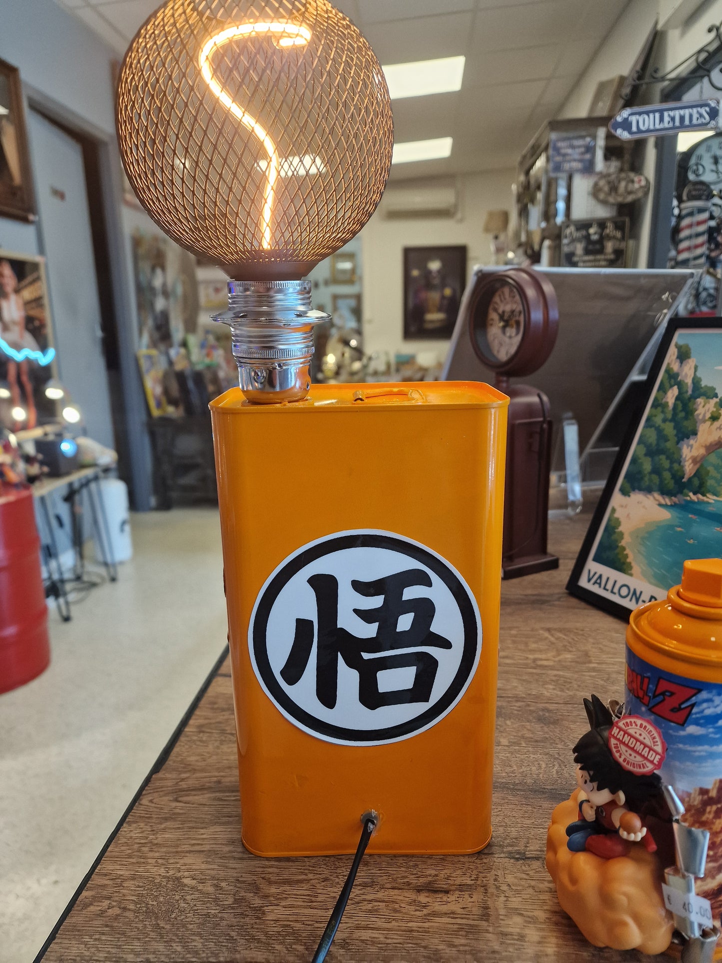 Lampe Dragon Ball Z Sangoku – Lampe Décorative Manga Customisée & Artisanale
