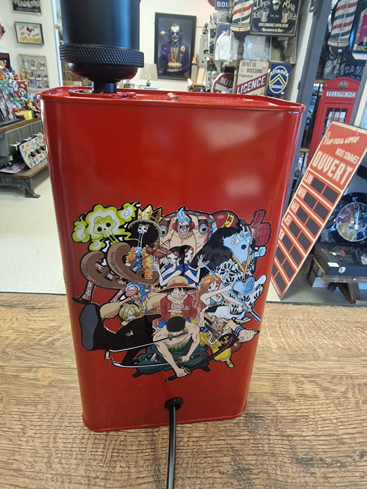 Lampe One Piece Monkey D. Luffy – Décoration manga artisanale