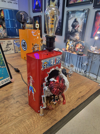 Lampe One Piece Monkey D. Luffy – Décoration manga artisanale