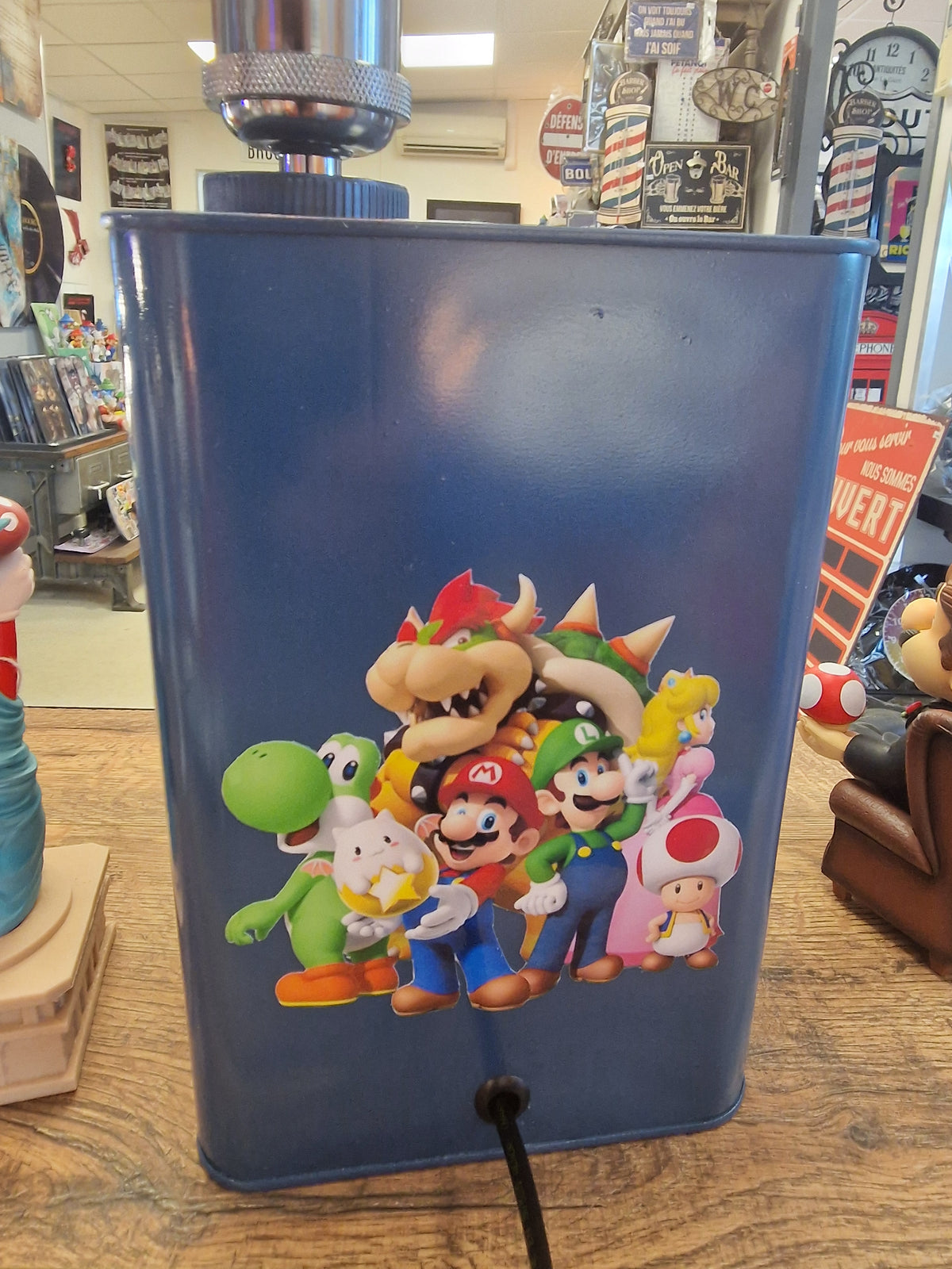 Lampe Super Mario Mario Kart – Décoration Gaming Artisanale