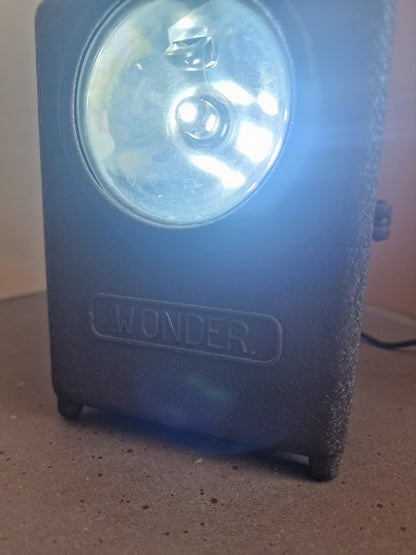 Lampe industrielle sncf vintage   – Création artisanale unique