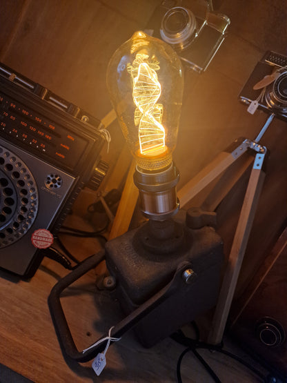 Lampe industrielle sncf vintage "Wonder"2  – Création artisanale unique