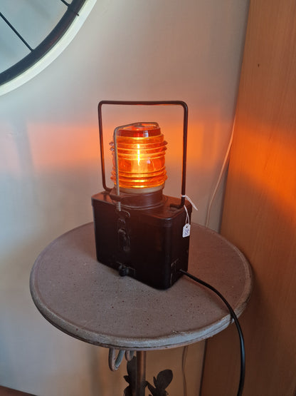 Lampe lanterne de bateau vintage convertie 220V | Lampe marine ancienne