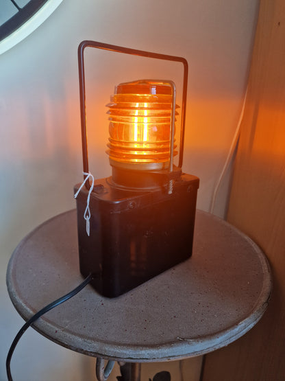 Lampe lanterne de bateau vintage convertie 220V | Lampe marine ancienne