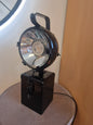 Lampe projecteur vintage – Création industrielle unique