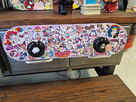 Mini skateboard girly porte manteau  pop art Etsy