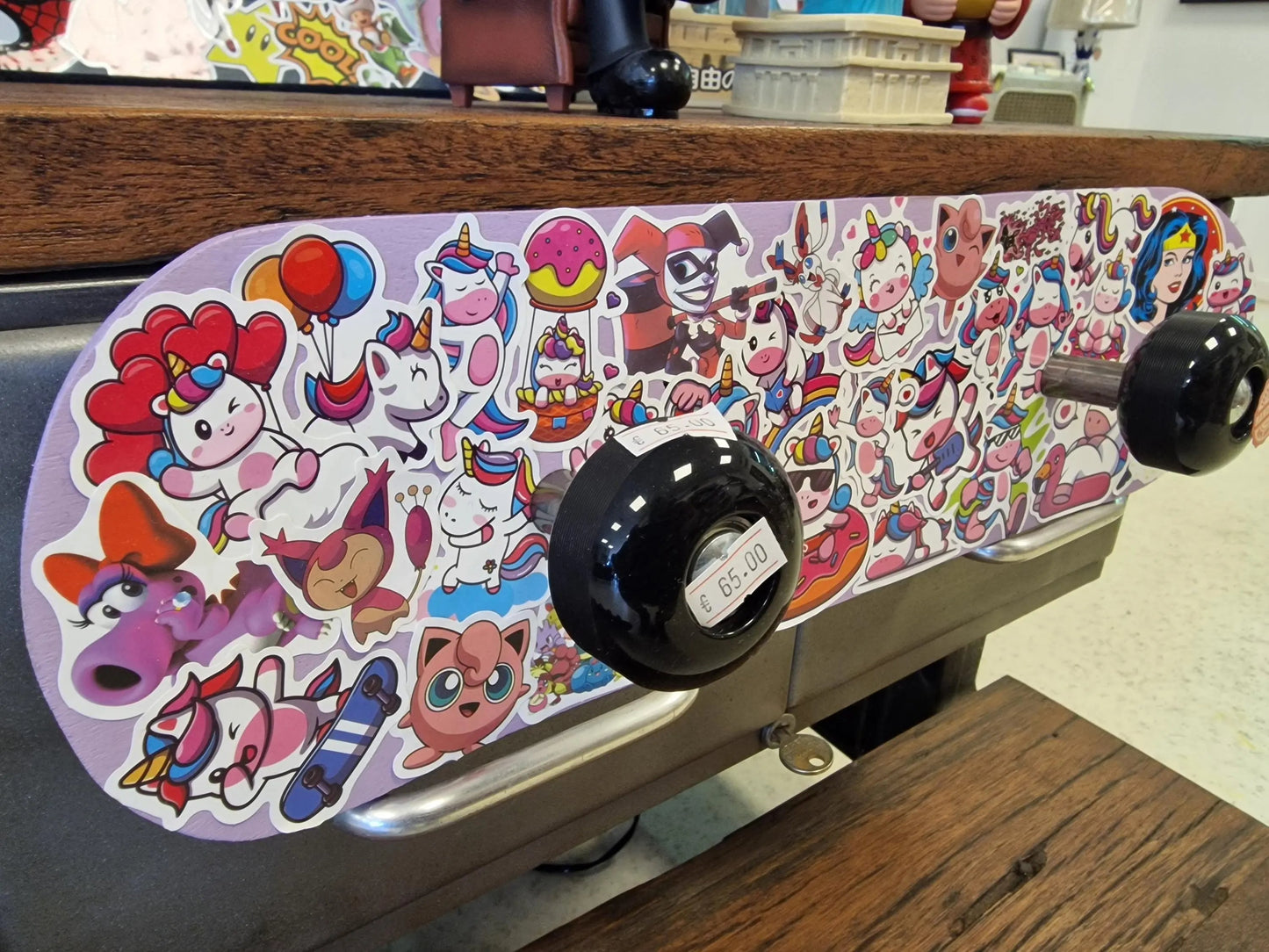 Mini skateboard girly porte manteau  pop art Etsy