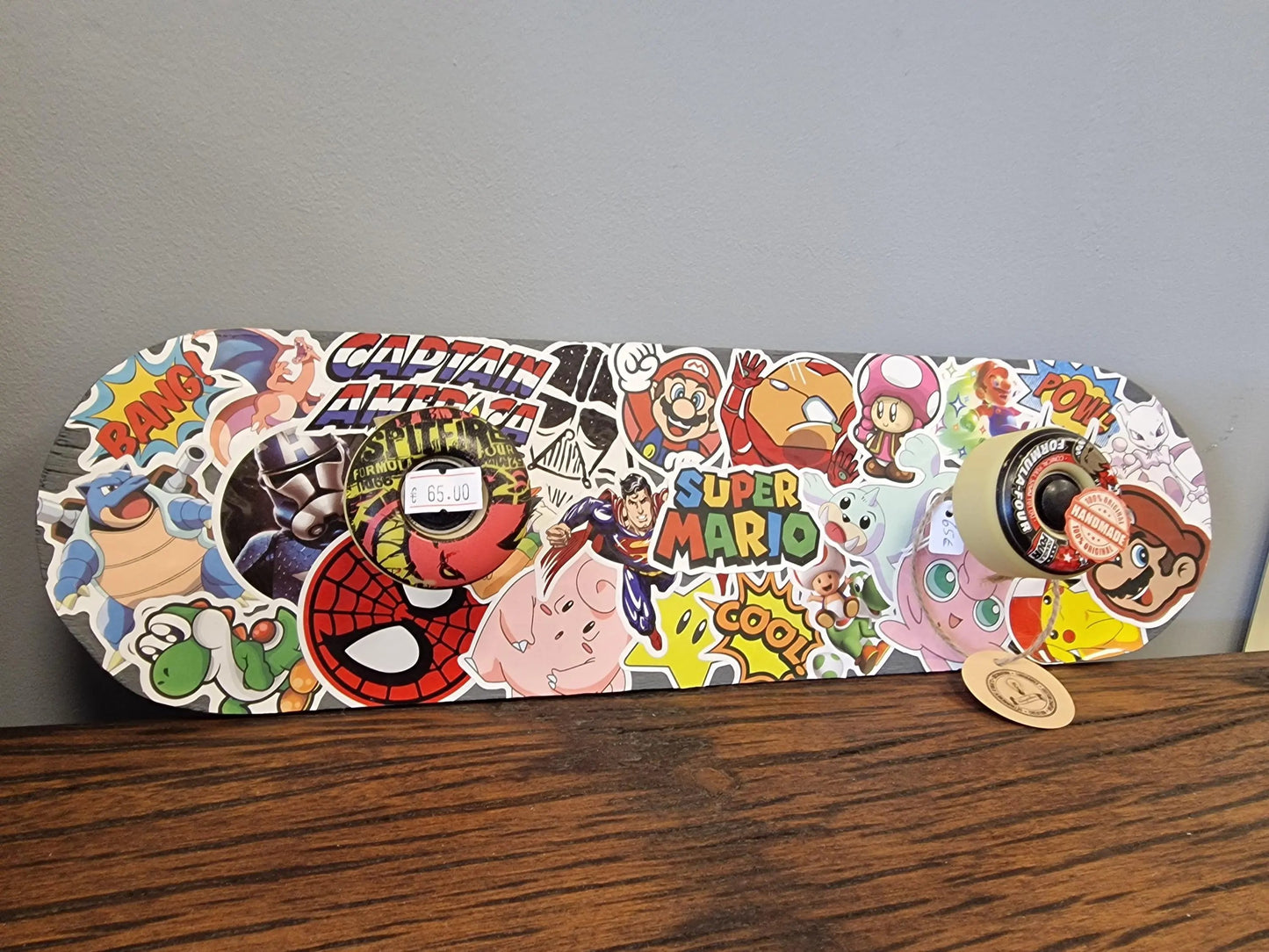 Mini skateboard girly porte manteau  pop art Etsy