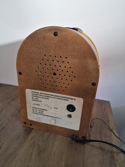 Mini Jukebox Vintage Bluetooth avec Batterie Rechargeable – Enceinte Bluetooth Rétro Lumineuse – Radio d'Origine Fonctionnelle – Pièce Unique