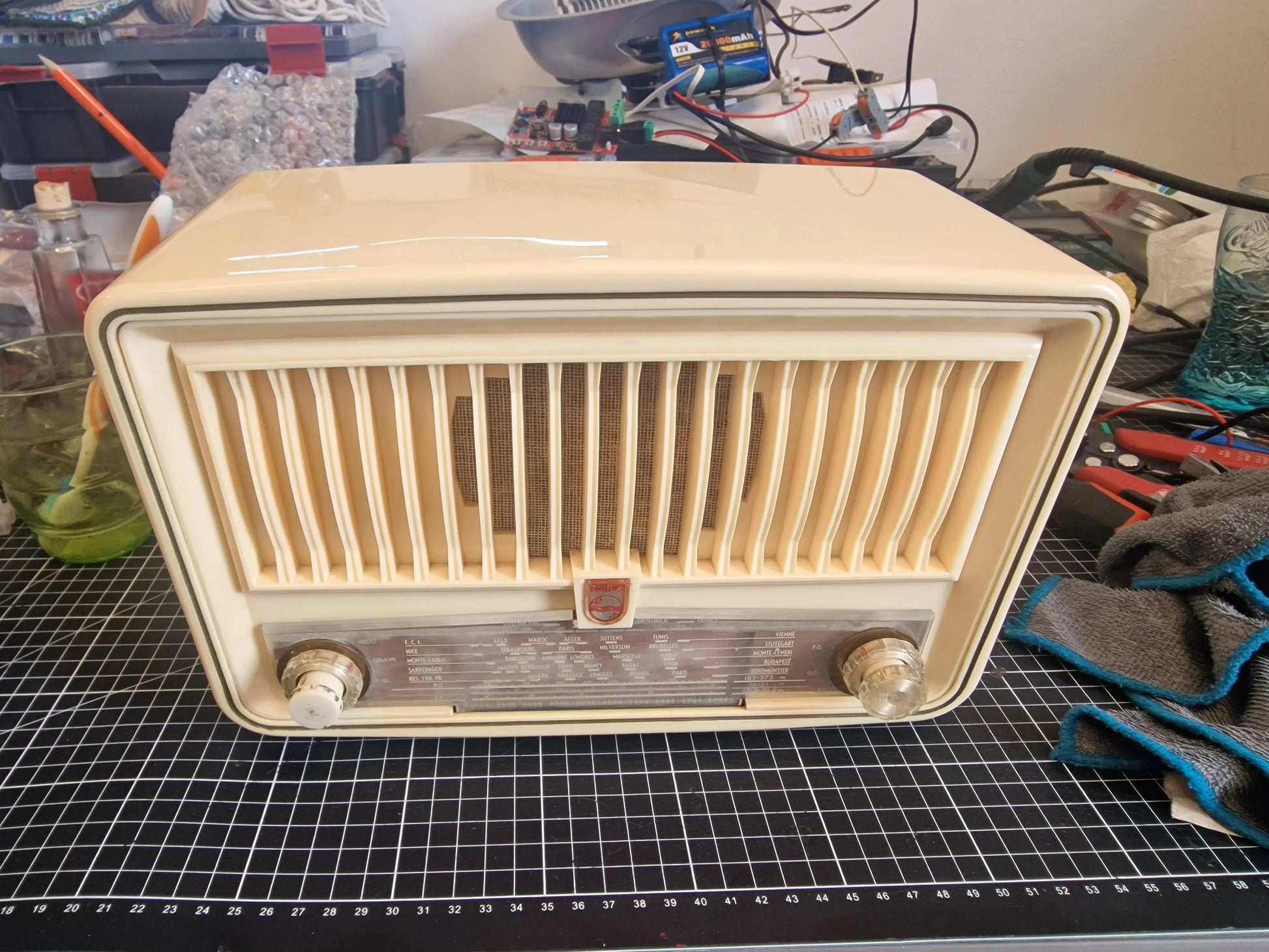 Radio phillips  avec battery Vintagedison