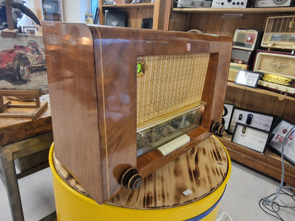 Radio Philips vintage FM fonctionnelle – Enceinte Bluetooth intégrée – Boîtier bois – Radio ancienne restaurée rétro déco