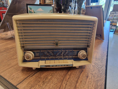 Radio Radiola Vintage Bluetooth – Radio Ancienne Transformée en Enceinte Bluetooth avec Haut-Parleur JVC