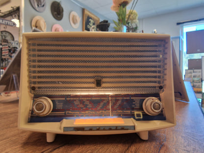 Radio Radiola Vintage Bluetooth – Radio Ancienne Transformée en Enceinte Bluetooth avec Haut-Parleur JVC