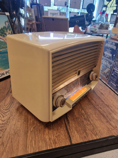 Radio Radiola Vintage Bluetooth – Radio Ancienne Transformée en Enceinte Bluetooth avec Haut-Parleur JVC