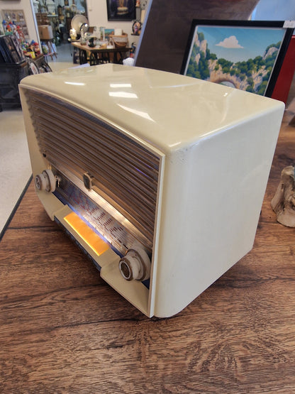 Radio Radiola Vintage Bluetooth – Radio Ancienne Transformée en Enceinte Bluetooth avec Haut-Parleur JVC