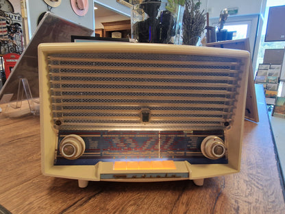 Radio Radiola Vintage Bluetooth – Radio Ancienne Transformée en Enceinte Bluetooth avec Haut-Parleur JVC
