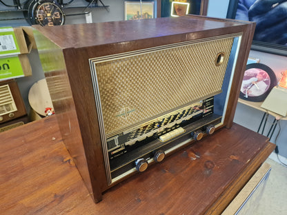 Radio Vintage Ducretet Thomson Bluetooth – Enceinte Bluetooth restaurée en Ardèche avec haut-parleur d'origine et rétroéclairage LED