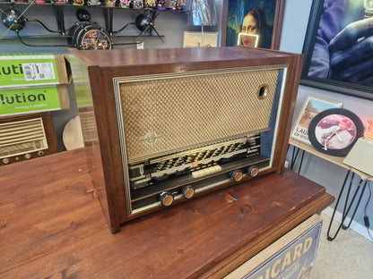 Radio Vintage Ducretet Thomson Bluetooth – Enceinte Bluetooth restaurée en Ardèche avec haut-parleur d'origine et rétroéclairage LED