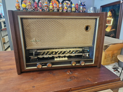 Radio Vintage Ducretet Thomson Bluetooth – Enceinte Bluetooth restaurée en Ardèche avec haut-parleur d'origine et rétroéclairage LED