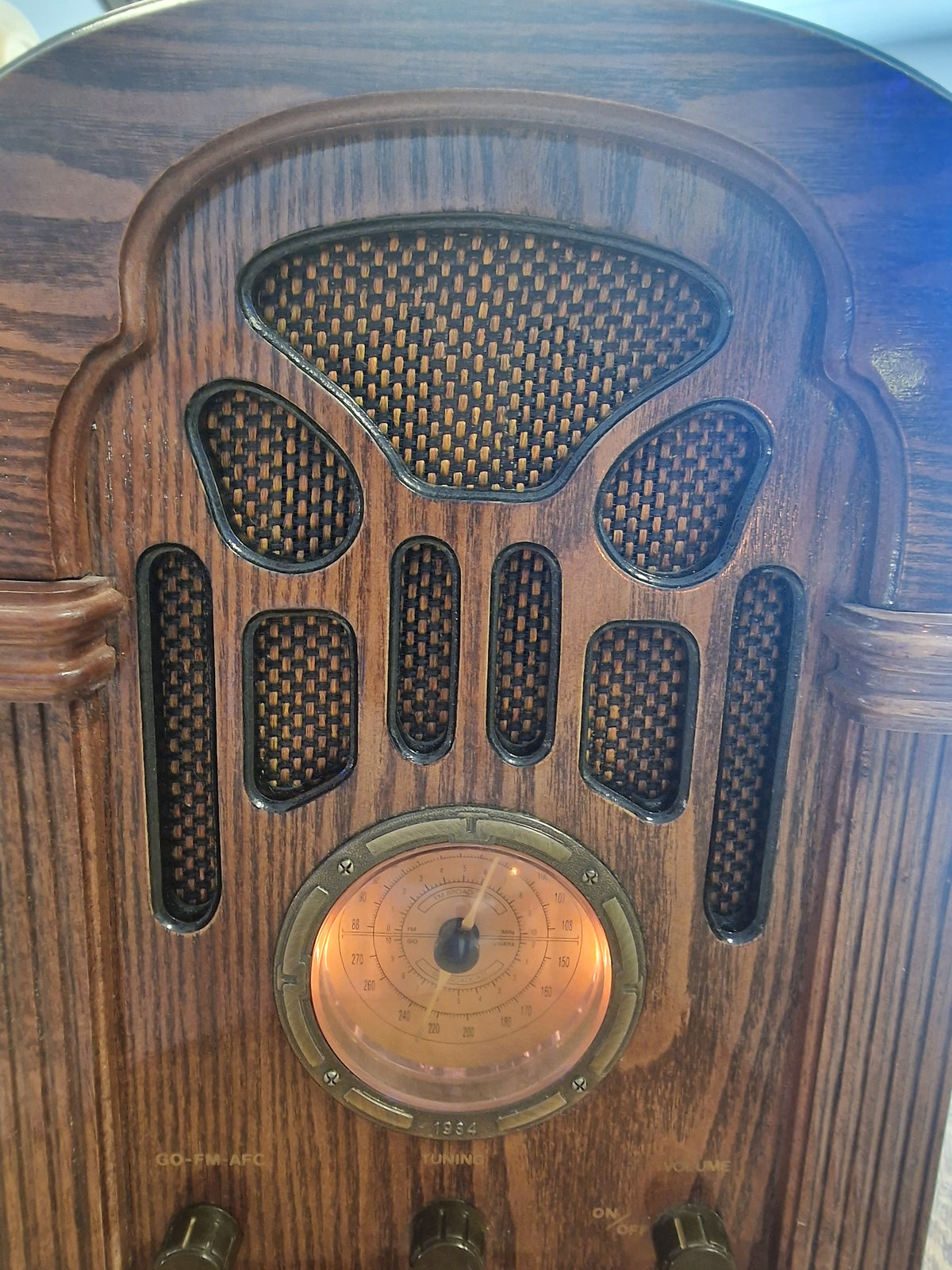 Radio vintage Spirit of St. Louis années 1990 – Enceinte Bluetooth 5.3 – Auxiliaire – Création VINTAGEDISON