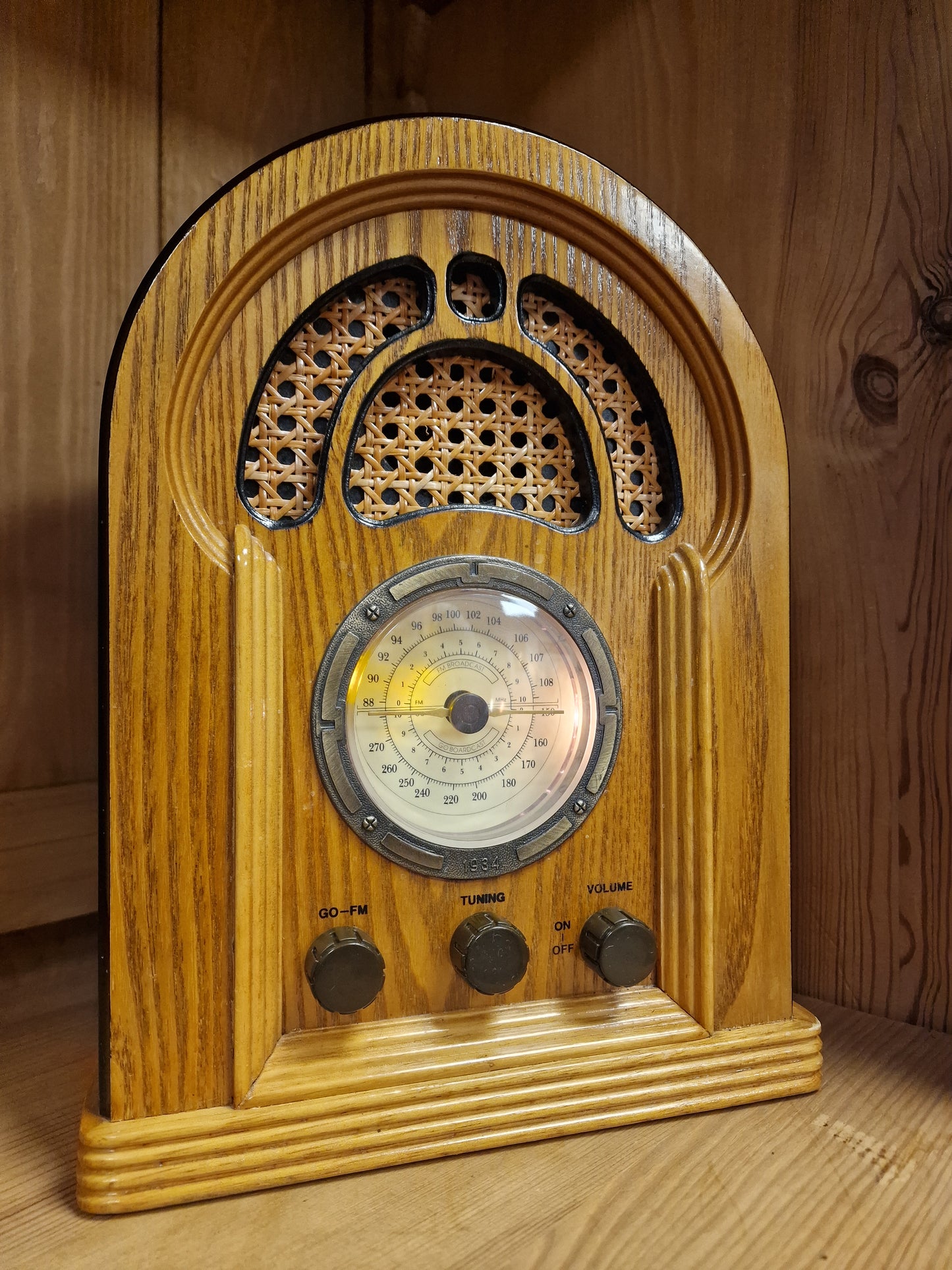 Radio vintage Spirit of St. Louis – Enceinte Bluetooth rechargeable
