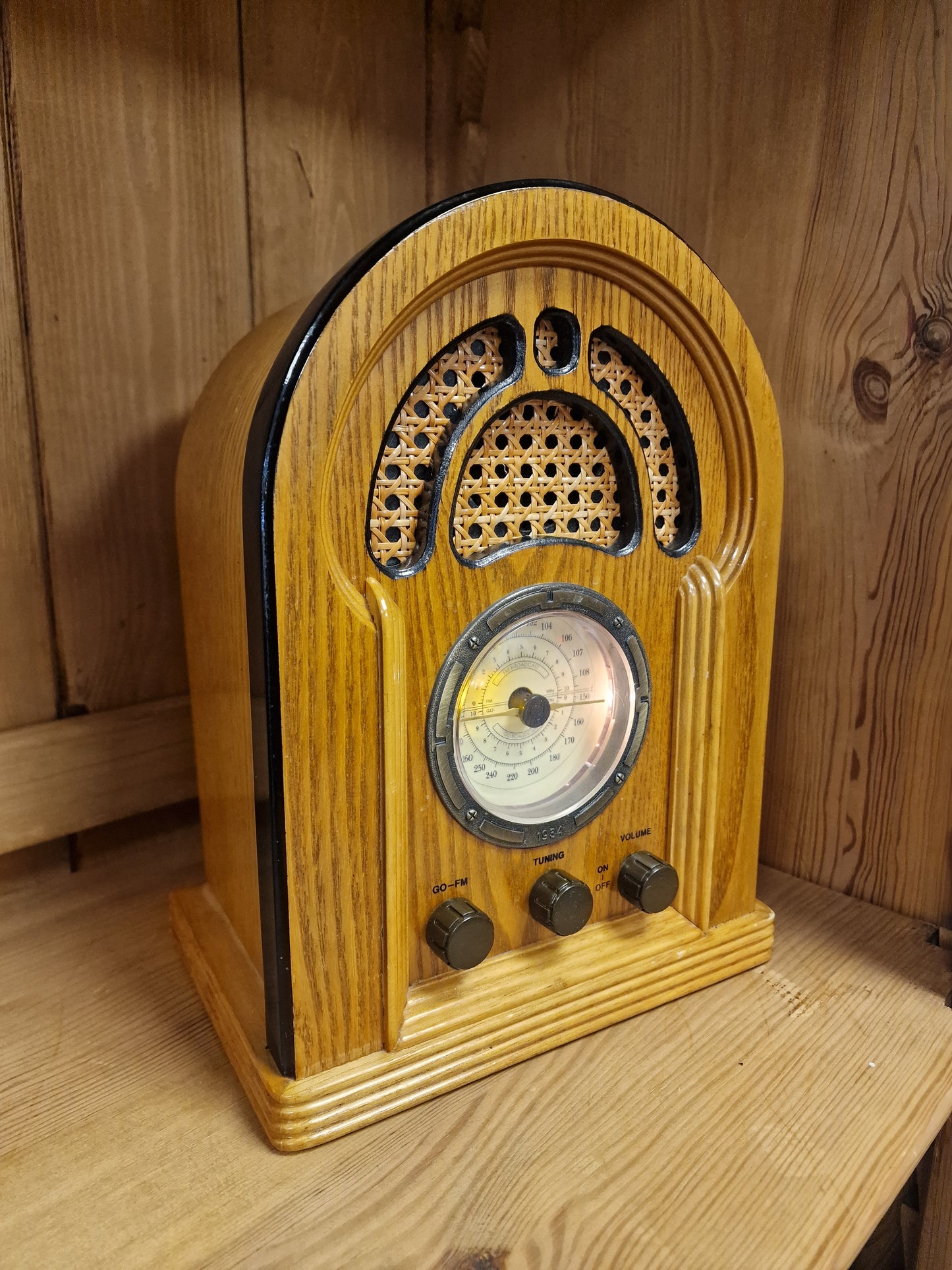 Radio vintage Spirit of St. Louis – Enceinte Bluetooth rechargeable