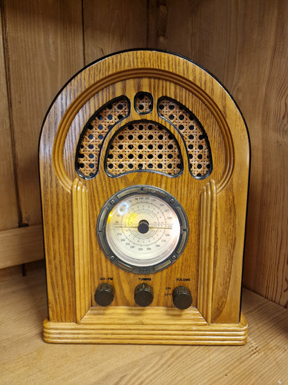 Radio vintage Spirit of St. Louis – Enceinte Bluetooth rechargeable