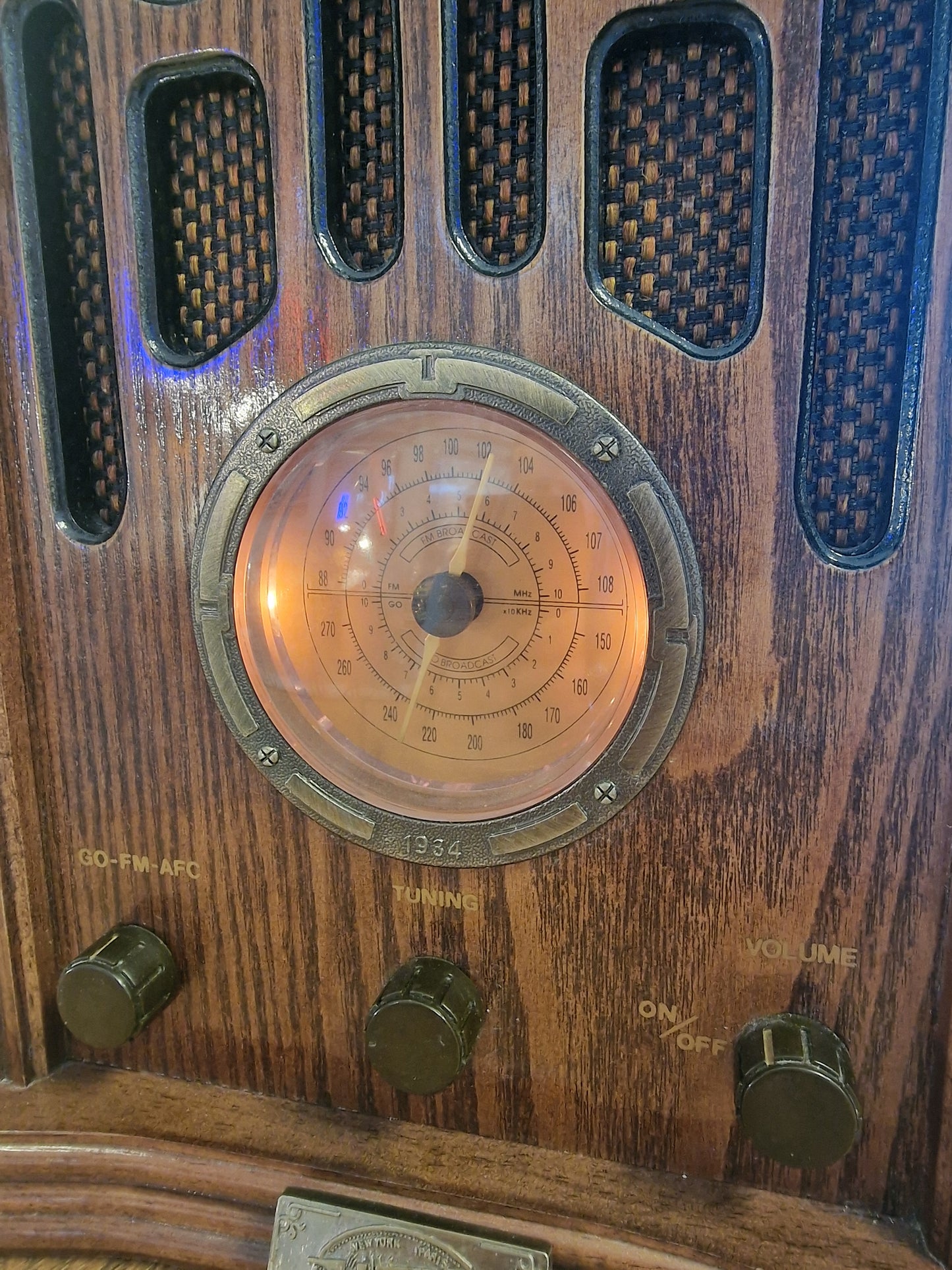 Radio vintage Spirit of St. Louis années 1990 – Enceinte Bluetooth 5.3 – Auxiliaire – Création VINTAGEDISON
