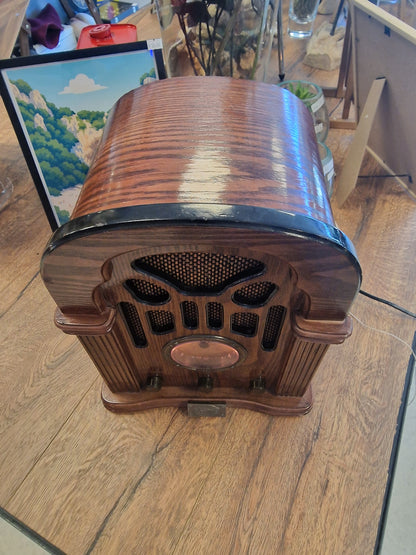 Radio vintage Spirit of St. Louis années 1990 – Enceinte Bluetooth 5.3 – Auxiliaire – Création VINTAGEDISON