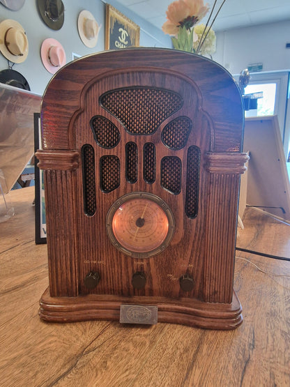 Radio vintage Spirit of St. Louis années 1990 – Enceinte Bluetooth 5.3 – Auxiliaire – Création VINTAGEDISON
