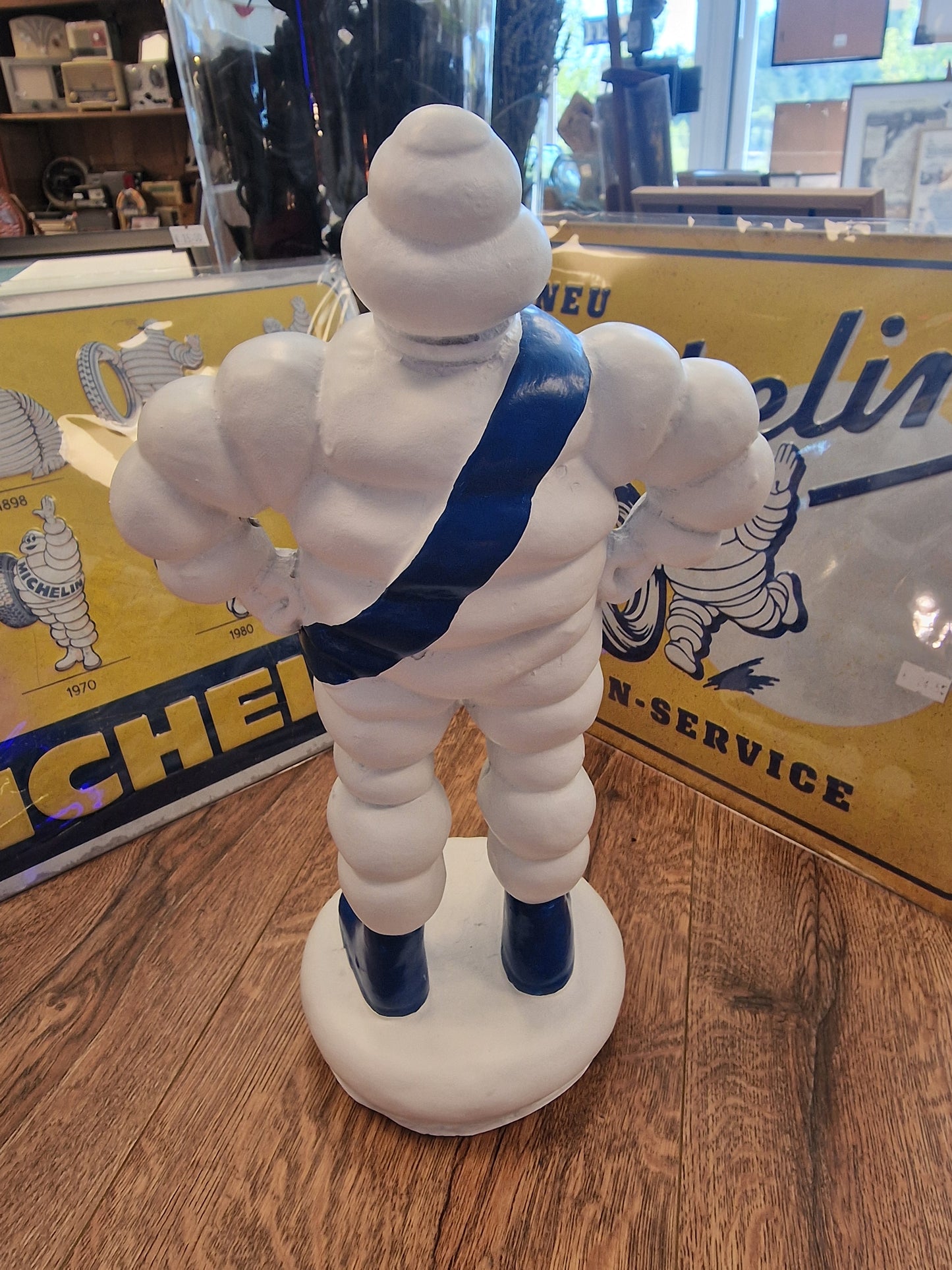 Statuette Bibendum Michelin 34,5 cm – Statue Michelin Man – Objet publicitaire déco garage vintage