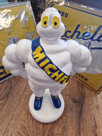 Statuette Bibendum Michelin 34,5 cm – Statue Michelin Man – Objet publicitaire déco garage vintage