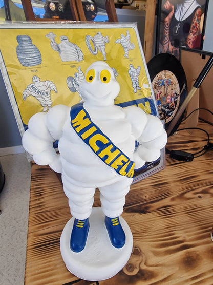 Statuette Bibendum Michelin 34,5 cm – Statue Michelin Man – Objet publicitaire déco garage vintage