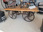 Table Basse Grande Roue Industrielle – Création Artisanale Unique Vintagedison