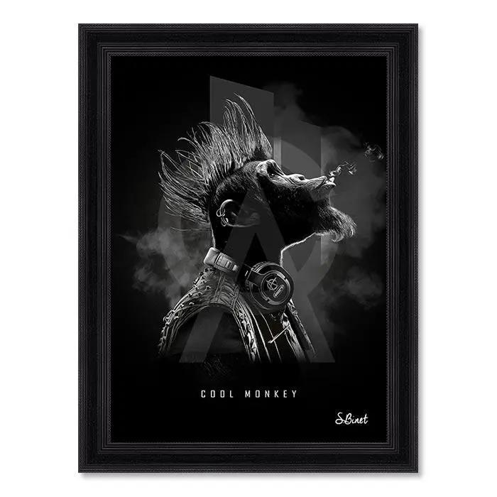 Tableau pop arts Cool Monkey  Sylvain Binet Etsy