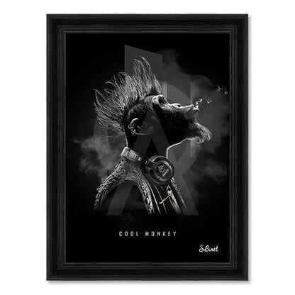 Tableau pop arts Cool Monkey  Sylvain Binet Etsy